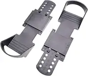 yuksok 2Pcs Rowing Machine Pedals Leg Training Trainer Pedal Easy to Install Elliptical Machine Pedals for Office Indoor Gym Exercise Accessories