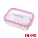 【THERMOS膳魔師】耐熱玻璃保鮮盒1050ML(Z-GFC1050R-PK)