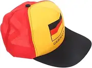 [PACKOVE] Hat National Flag Design Cap for Football Games Lightweight Cheering Hat for Party Favor Present