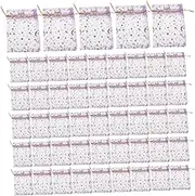 Cabilock 100pcs Delicate Organza Drawstring Bags for Jewelry Candy present Wrapping Elegant Mesh Design Pouches for Weddings Parties and DIY Goodies for and Treats