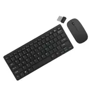Keyboard Mouse Combos Wireless 2.4GHz 77 Keys Keyboard Silent Optical Office Mouse Combo for Laptop PC 283x122x10mm