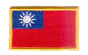 TAIWAN TAIWANESE FLAG PATCHES COUNTRY PATCH BADGE IRON ON NEW EMBROIDERED