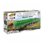 604pc Construct IT Mega Set DIY 3801 Steam Train Toy w/ Tools Build Kit Kids 8y+