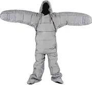 Camping Sleeping Bags Sleeping Bag Wearable Lightweight Waterproof Sleeping Bags with Zippered Holes for Arms and Feet for Camping, Hiking & Outdoors Lightweight Sleeping Bag