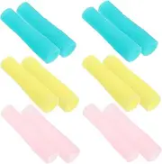 Ipetboom Silicone Scissors Cover 12 Pack Manicure Scissors Handle Sleeves Cuticle Handle Covers for Tweezers Professional Nail Art Tool