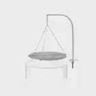 ALFRED RIESS Fire Pit Grill Grates Hanging - Large (for Stromboli)