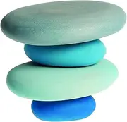 River Pebbles Wooden Stacking Stones for Creative Building & Balance Games