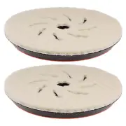 2pcs Wool Buffing Pad, 6 inch Car Waxing Pads Disc