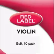 Super Sensitive Bulk Red Label Violin A Single String 1/4 Medium Bulk 10-packs