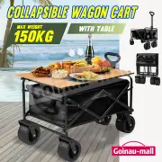 Foldable Beach Trolley Garden Wagon Cart Outdoor Camping Picnic Shopping Cart