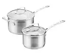New SCANPAN Impact Stainless Steel Saucepan Set -2 Piece 16cm and 20cm,