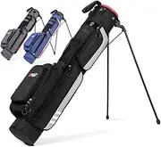 Professional Golf Stand Bag for Men and Women, Lightweight Portable Golf Clubs Bag with Rack and Bracket