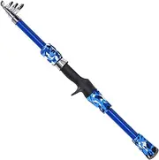 Kids Fishing Pole 165cm Telescopic Fishing Rod Spinning for Children Child Ages 5-12 Fishing Rod for Saltwater Travel