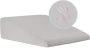 Milliard Bed Wedge Pillow with Memory Foam Top | Cooling, Breathable and Washable Cover | Helps with Acid Reflux and Gerds, Reduce Neck and Back Pain, Snoring, and Respiratory Problems | 7.5 Inch