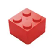JY (Red Square) Building Blocks Can Be Stacked Storage Box Plastic Storage Box A