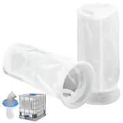 2PCS Ibc Lid Filter For Water Tank Rain Water Needle Felting Corner Drips Rinse