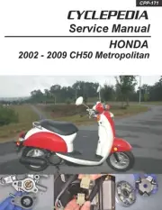 Honda CHF50 Metropolitan Scooter Service Manual: 2002-2009