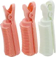 VICASKY 3pcs Roller Set for Volume Boosting Curling Clips for Long and Short Hair Bangs and Root Volume Enhancer