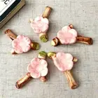 Tableware Chopstick Rest Sushi Cherry Blossom Chop Sticks Holder Rackceramic###