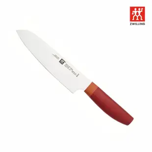 【ZWILLING 德國雙人】Now S日式主廚刀三德刀18cm+雙面抗菌砧板36cmx20cm