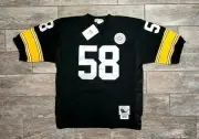 Mitchell Ness Pittsburgh Steelers Jack Lambert Jersey Sz50 NWT (Read)