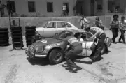 Jean Pierre Nicolas and Michel Vial Alpine A110 1973 Rally Car Old Photo 7