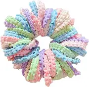 Cosyhav Baby Hair Bands,50pcs Toddler Hair Bands,Cotton Hair Bobbles For Girls,High Elasticity, Macaron Color,Suitable For Babies, Toddlers