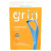 Grin Tongue Cleaner 32 Ct Adult Tongue Scraper