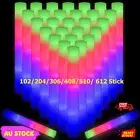 100 LED Foam Glow Stick Bulk Wedding Party Glow in the Dark Light-up Light Stick