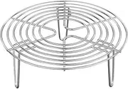 Cabilock Egg Steamer Steam Cooking Pot Stock Pot Steaming Tray Roasting Pan with Rack Baking Steam Holder Wire Rack for Cooking Steam Basket Trivet Egg Rack Non Stick 304 Stainless Steel
