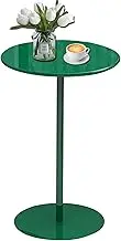 Bar Table Round Breakfast Kitchen Table Metal Pub Bistro Table, Cocktail Drink Table Counter Bar Table for Dining Room, Living Room Sofa Side/end Table, Tall Top Table