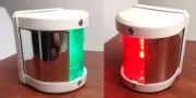 Pactrade Marine Boat Green Starboard + Red Port Side LED Navigation Light-White