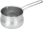 Pearl Metal Satina HB-6325 Milk Pan, 5.5 inches (14 cm), Urn Shape, Stainless Steel, with Graduation, Made in Japan, Induction Compatible