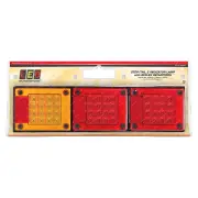 LED Autolamps Stop Tail Indicator Light Reflector 48 LED Lamp 12-24V Blister