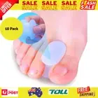 10 Pack Toe Spacers Separators Bunion Corrector Gel Orthotics Updated Soft NEW