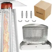 Patio Heater Burner Emitter Screen & Base 4-Sided Pyramid Patio Heater Replac...