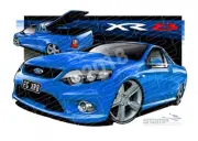 Ute FG XR8 UTE FG XR8 FALCON UTE NITRO A1 STRETCHED CANVAS (FT197)