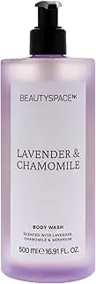 Beauty Space Body Wash - Lavander and Chamomile by BeautySpace for Unisex - 16.91 oz Body Wash