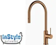 New- Otus Range- Pull Out Kitchen/Laundry Mixer- BRUSHED COPPER