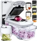 Fullstar All-in-1 Vegetable Chopper, Mandoline Slicer & Cheese Grater - Multi Bl