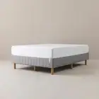 Queen Bed Base Ensemble 40Cm - Good Design Award Winner - Grey Fabric Quick Snap