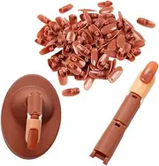 MUSISALY Nail Art Practice Hand 1 Set Manicure Training Model Realistic Nail Art Wear Nails for Beginners