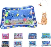 Sensory Water Play Mat for Cats, Water Tummy Time Mat, Thickened Water Sensor Play Mat for Cats, Cat Water Play Mat, Sensor Water Playmat for Cats Summer