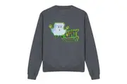 SpongeBob SquarePants Unisex Adult What Costume? Sweatshirt (Charcoal) - UTTV12598