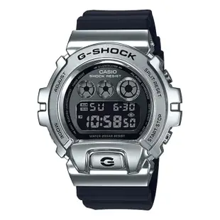 【CASIO 卡西歐】G-SHOCK 街頭風格電子錶 防水200米 耐衝擊構造 冷光照明(GM-6900-1)