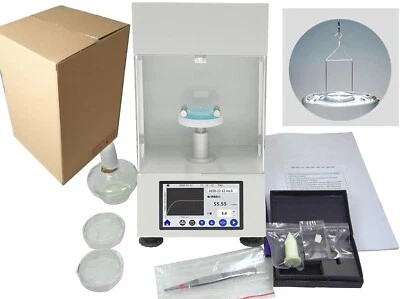 Surface Tension Meter Tester with Du Nouy Ring 0-1000mN/m 0.1mN/m for Water
