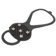 1Pair 5 Teeth Outdoor Snow Climbing Crampons Mountaineering AntiSlips Shoes CH