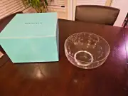 Tiffany & Co Large 10 inch Round Crystal Bowl - NEW - with Tiffany Sticker still