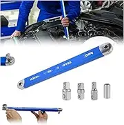 Pro Zero Offset Extension Wrench - Multifunctional Impact Wrench With 1/2", 1/4" and 3/8" Drive Adapters (1pcs)