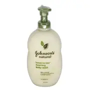 Johnson's 18 fl oz Natural Head-to-Toe Foaming Baby Wash